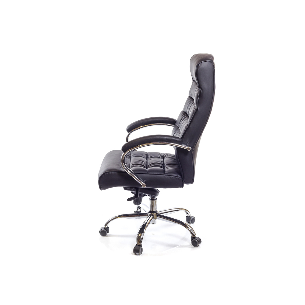 Офисное кресло Аклас Камиль CH MB Черное (натуральная кожа) (10001243) изображение 3