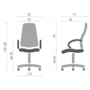 Офисное кресло Аклас Камиль CH MB Черное (натуральная кожа) (10001243) изображение 4