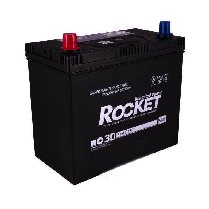 Аккумулятор автомобильный ROCKET 45Ah (SMF 55B24RS)