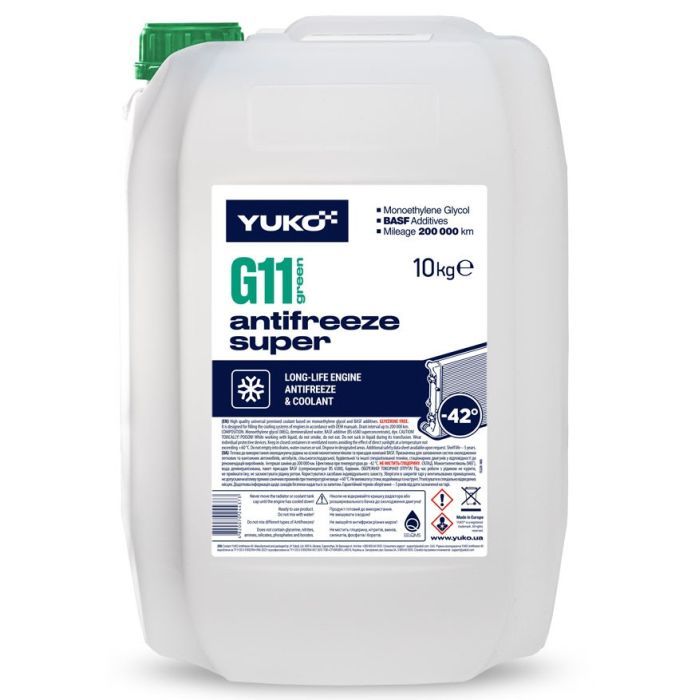 Антифриз Yuko -40 Super G11 зелен. 20л (4820070245028)