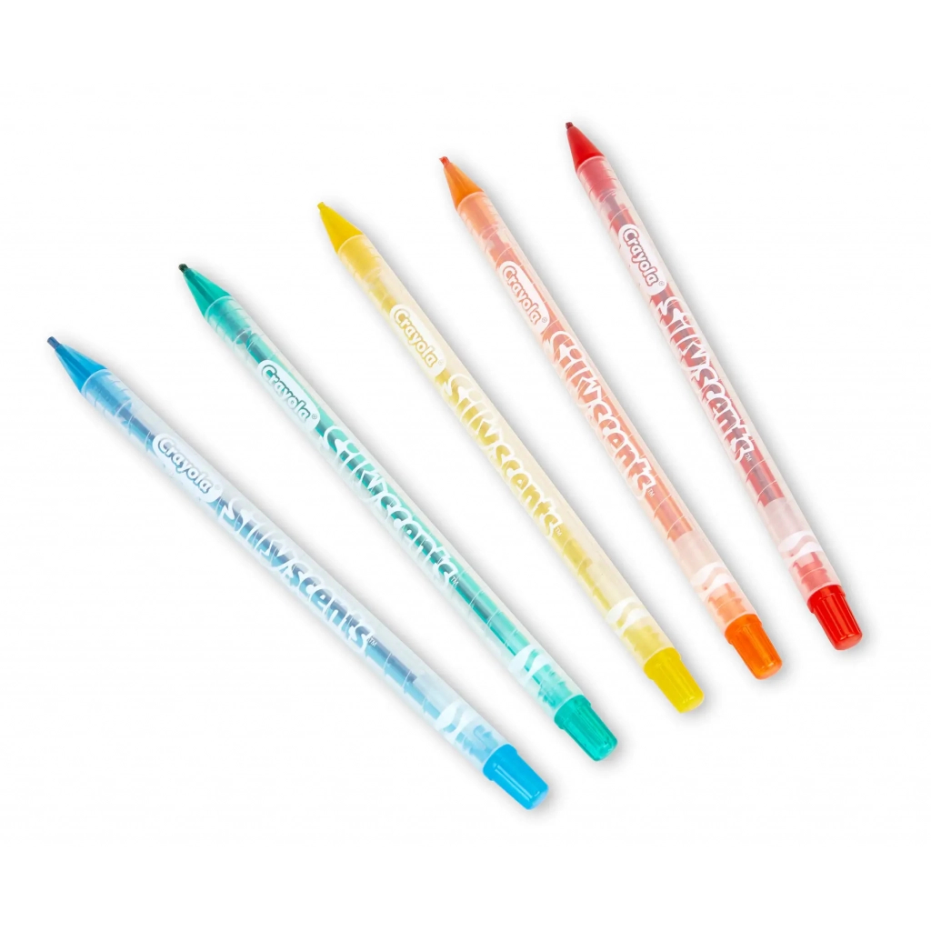 Олівці кольорові Crayola Silly Scents Твістщо викручуються (washable) з ароматом, 12 (256357.024) зображення 2