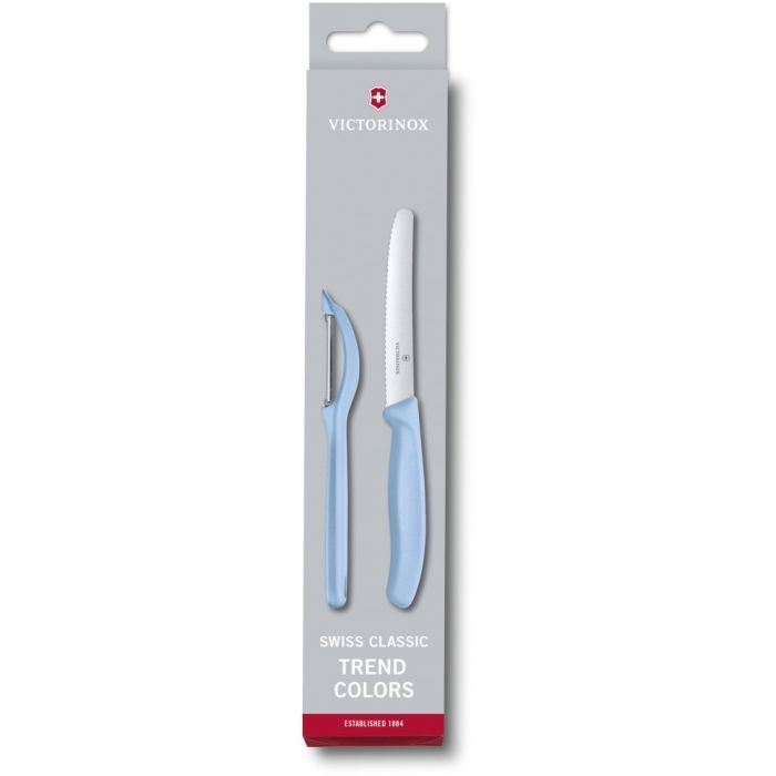 Набор ножей Victorinox SwissClassic Paring Set Universal Light Blue (6.7116.21L22)