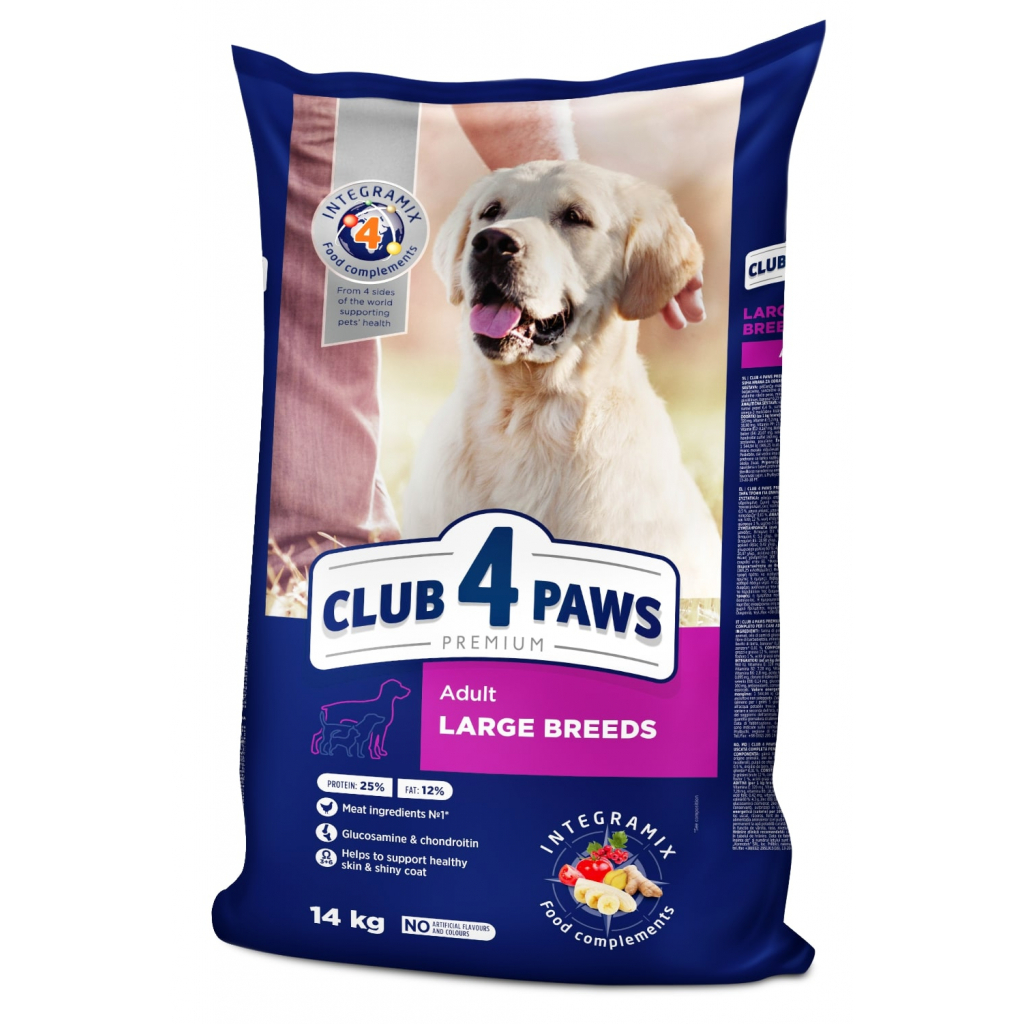 Сухой корм для собак Club 4 Paws Премиум. Для больших пород 14 кг (4820083909641)