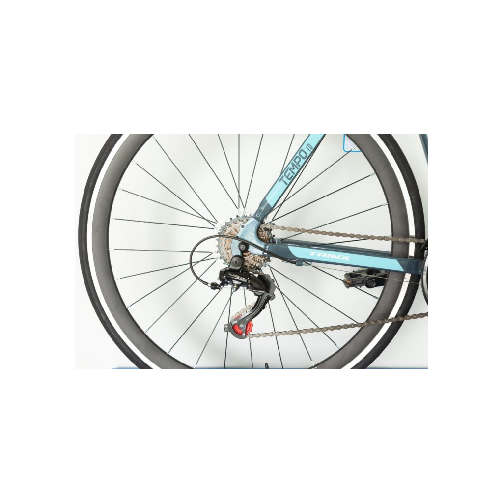 Велосипед Trinx Tempo 1.0 700C 50 см Grey-Blue-White (Tempo1.0(50)GBW) зображення 2