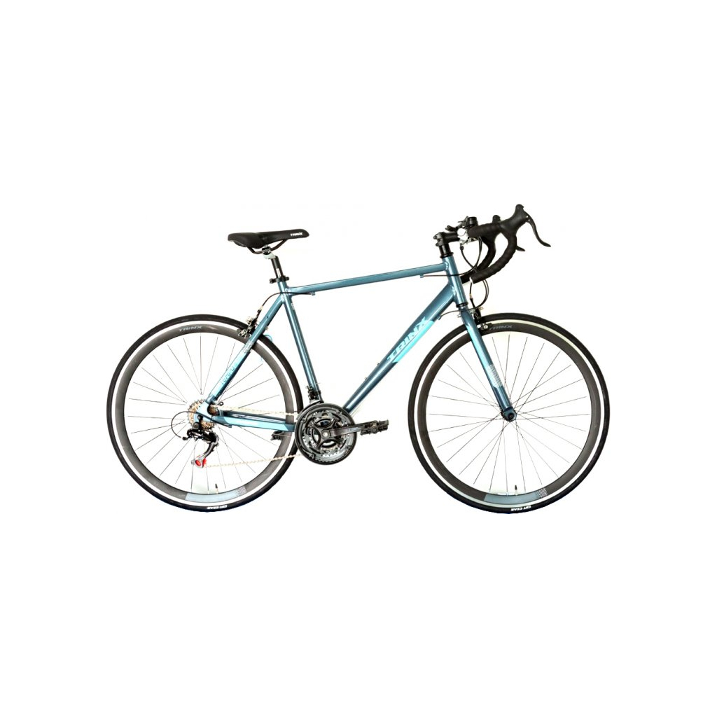 Велосипед Trinx Tempo 1.0 700C 54 см Grey-Blue-White (Tempo1.0(54)GBW)