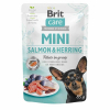 Влажный корм для собак Brit Care Mini pouch 85 г (филе лосося и сельди в соусе) (8595602534449)