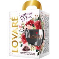 Чай Lovare Impression Tea Box 28 шт. + стеклянная чашка (77231) изображение 2