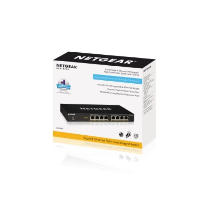 Коммутатор сетевой Netgear GS308PP-100EUS изображение 10