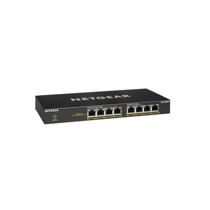 Коммутатор сетевой Netgear GS308PP-100EUS изображение 3