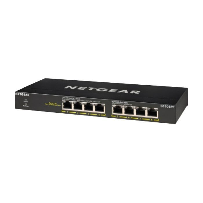 Коммутатор сетевой Netgear GS308PP-100EUS изображение 9