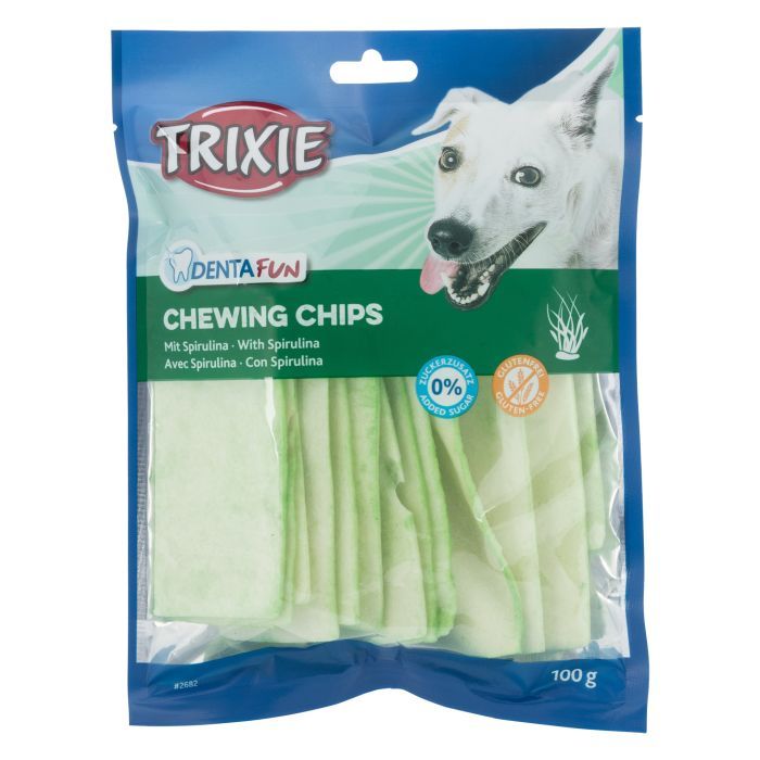 Лакомство для собак Trixie KauChips Light со спирулиной 100 г (4011905026824)