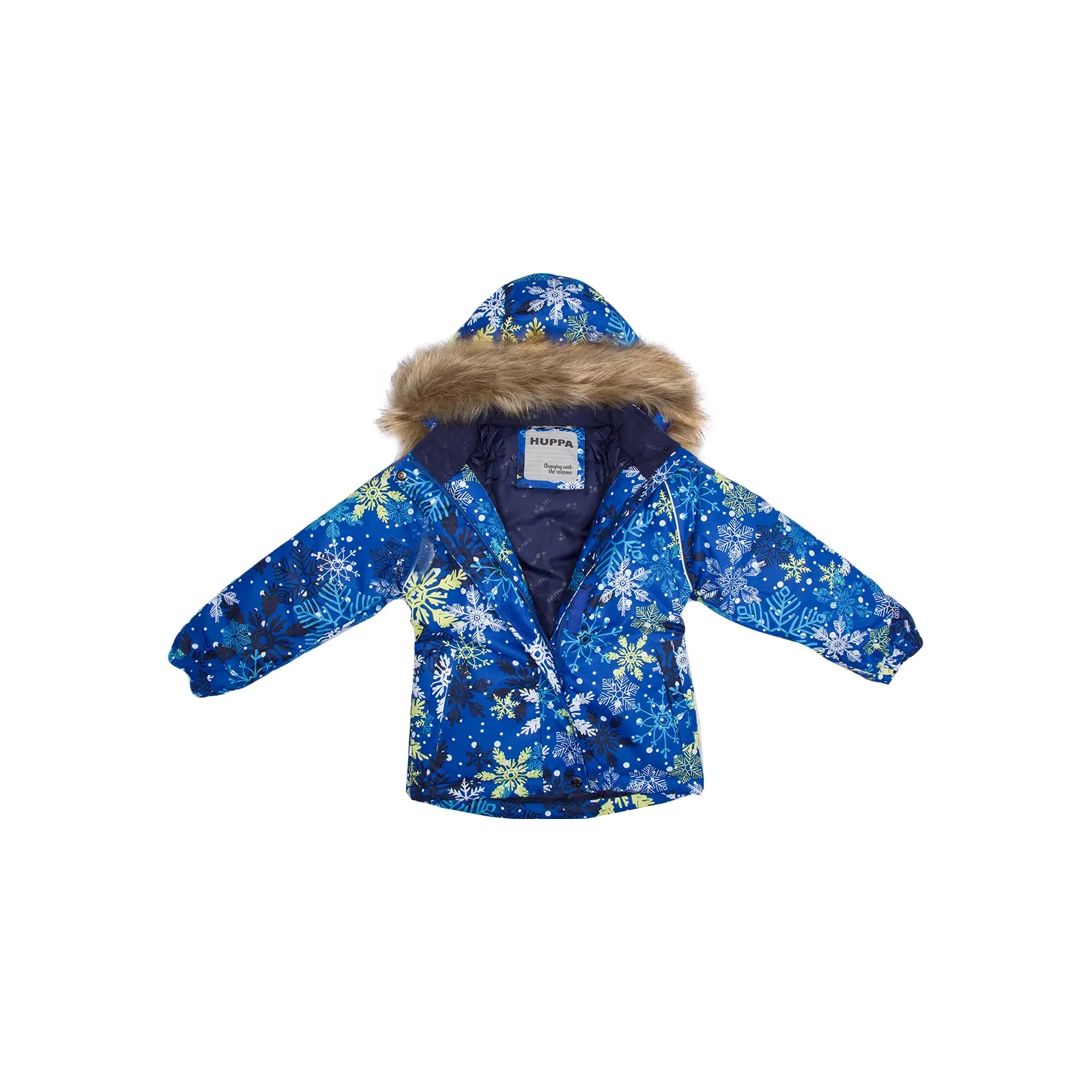 Куртка Huppa ALONDRA 18420030 синій з принтом 98 (4741632029989) зображення 4