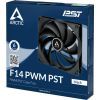 Кулер для корпуса Arctic F14 PWM PST (ACFAN00219A) изображение 4