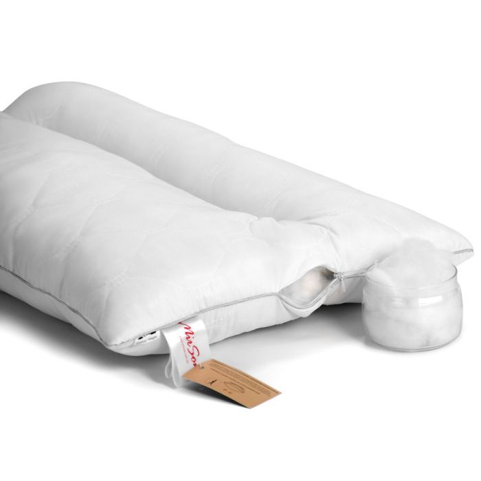 Подушка MirSon ортопедическая Deluxe Eco Silver 181 Средняя 50x70 см (2200000398529) изображение 3