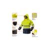 Куртка робоча Neo Tools підвищеної видимості, Oxford 300 D, жовта, р.XL (81-720-XL) зображення 2