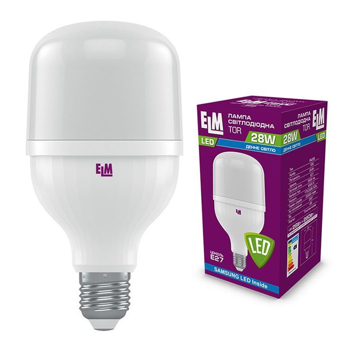 Лампочка ELM TOR 28W PA20S E27 6500K (18-0189)