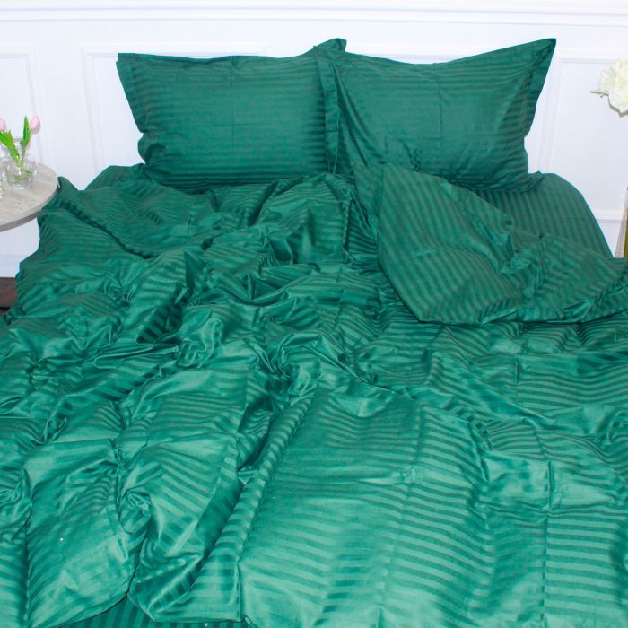 Постільна білизна MirSon Satin 30-0017Green 160х220 Сімейний (2200005254127) зображення 3