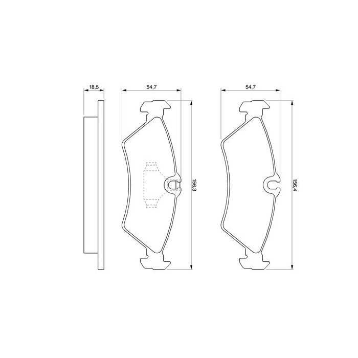 Гальмівні колодки Bosch 0 986 424 219 зображення 4
