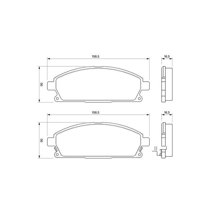 Гальмівні колодки Bosch 0 986 424 715 зображення 4