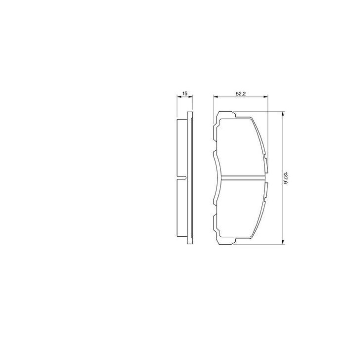 Гальмівні колодки Bosch 0 986 469 550 зображення 4