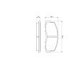 Гальмівні колодки Bosch 0 986 469 550 зображення 4