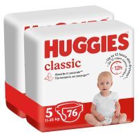 Підгузки Huggies Classic 5 (11-25 кг) Jumbo 42 шт (5029053543185) зображення 2