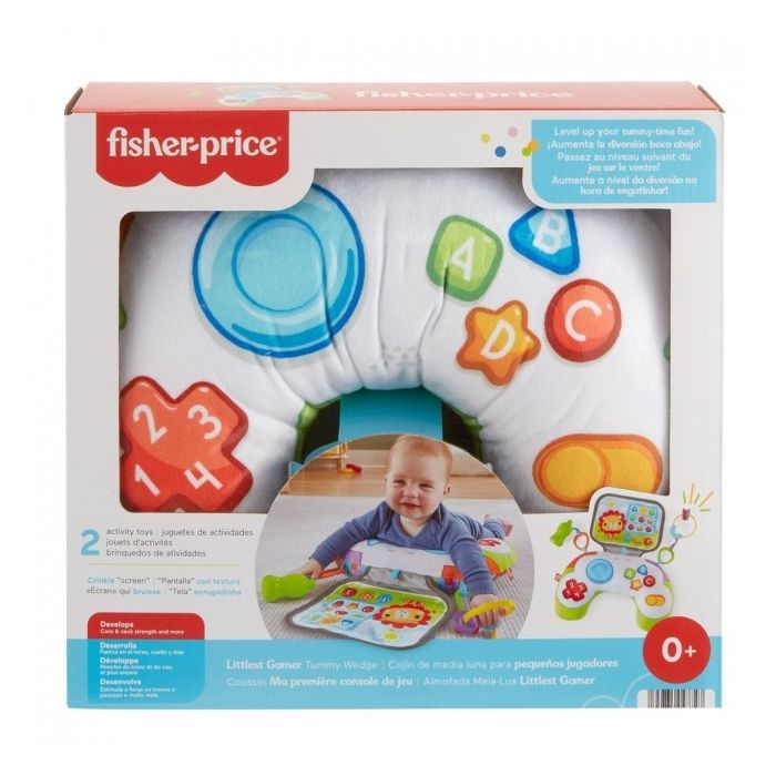 Детский коврик Fisher-Price Подушка для игры на животике Веселый джойстик (HGB89) изображение 7