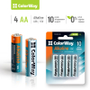 Батарейка ColorWay AA LR6 Alkaline Power (щелочные) *4 blister (CW-BALR06-4BL) изображение 2