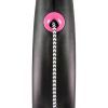 Поводок для собак Flexi Black Design XS трос 3 м (розовый) (4000498033210) изображение 2