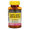 Витаминно-минеральный комплекс Mason Natural Формула для тела, волос, кожи и ногтей, Body, Hair, Skin & Nails, 60 (MAV12065)