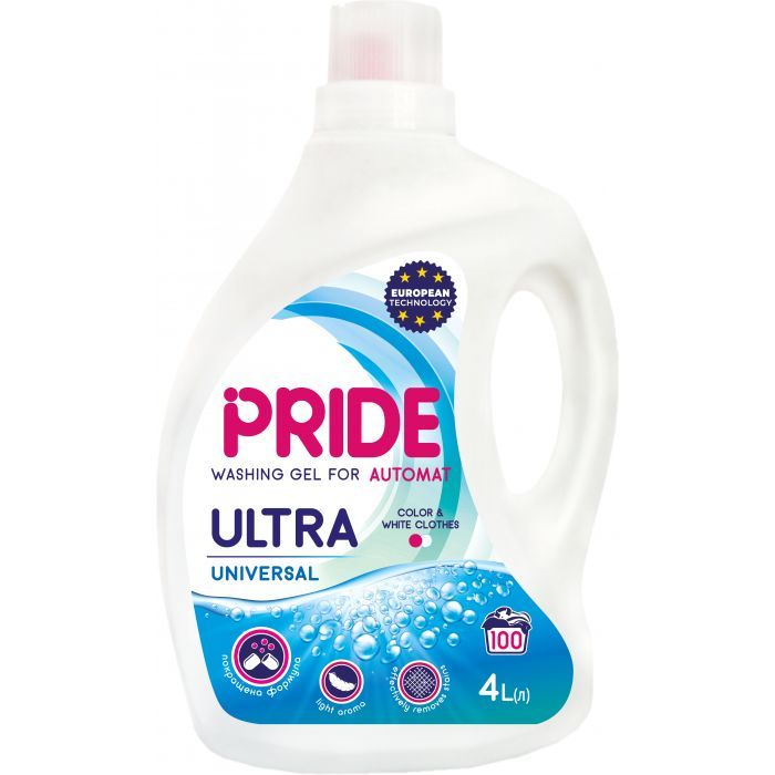 Гель для стирки Pride Afina Ultra Universal 4 л (4820211180867)