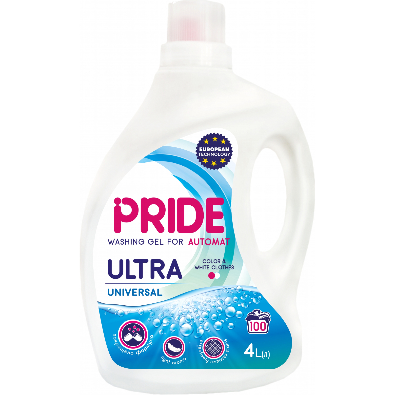Гель для прання Pride Afina Ultra Universal 4 л (4820211180867)