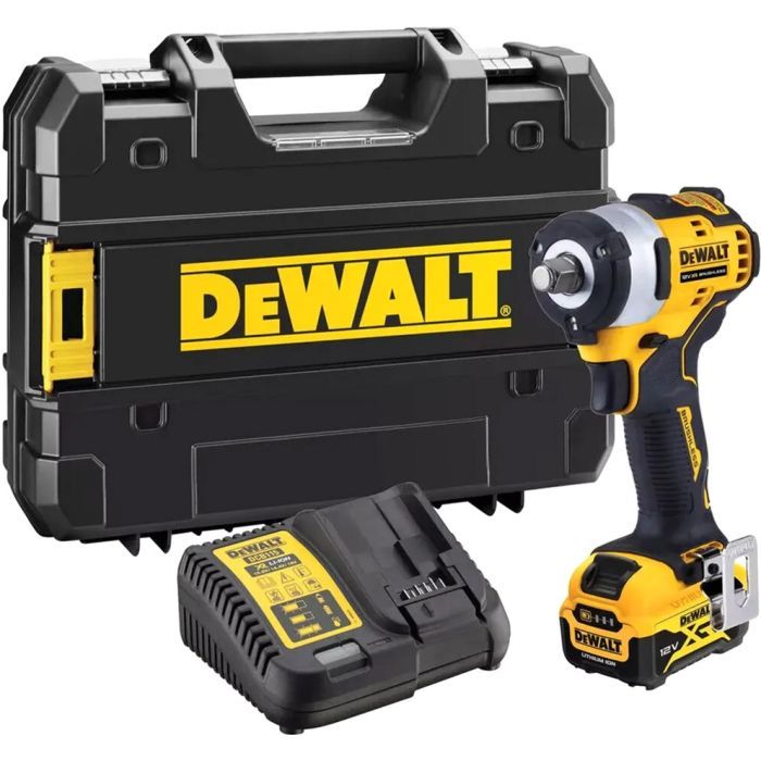 Гайковерт DeWALT 12 В XR Li-lon, 338 Нм, 1 АКБ и ЗУ, кейс TSTAK (DCF901P1)