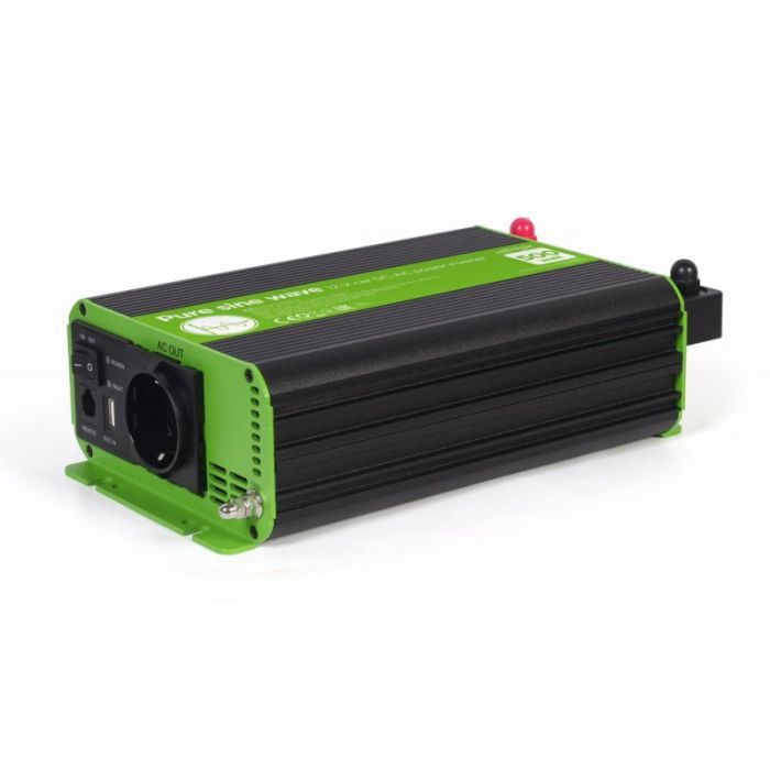 Автомобільний інвертор 12V/230V 500W (1000W peak power) чиста синусоїда EnerGenie (EG-PWC-PS500-01) зображення 4