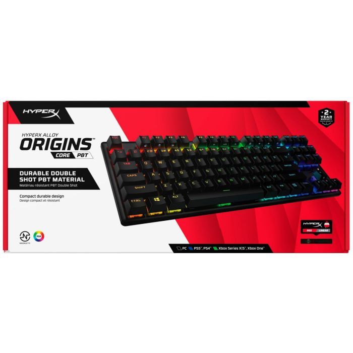 Клавиатура HyperX Alloy Origins Core PBT HX Red (639N7AA) изображение 8