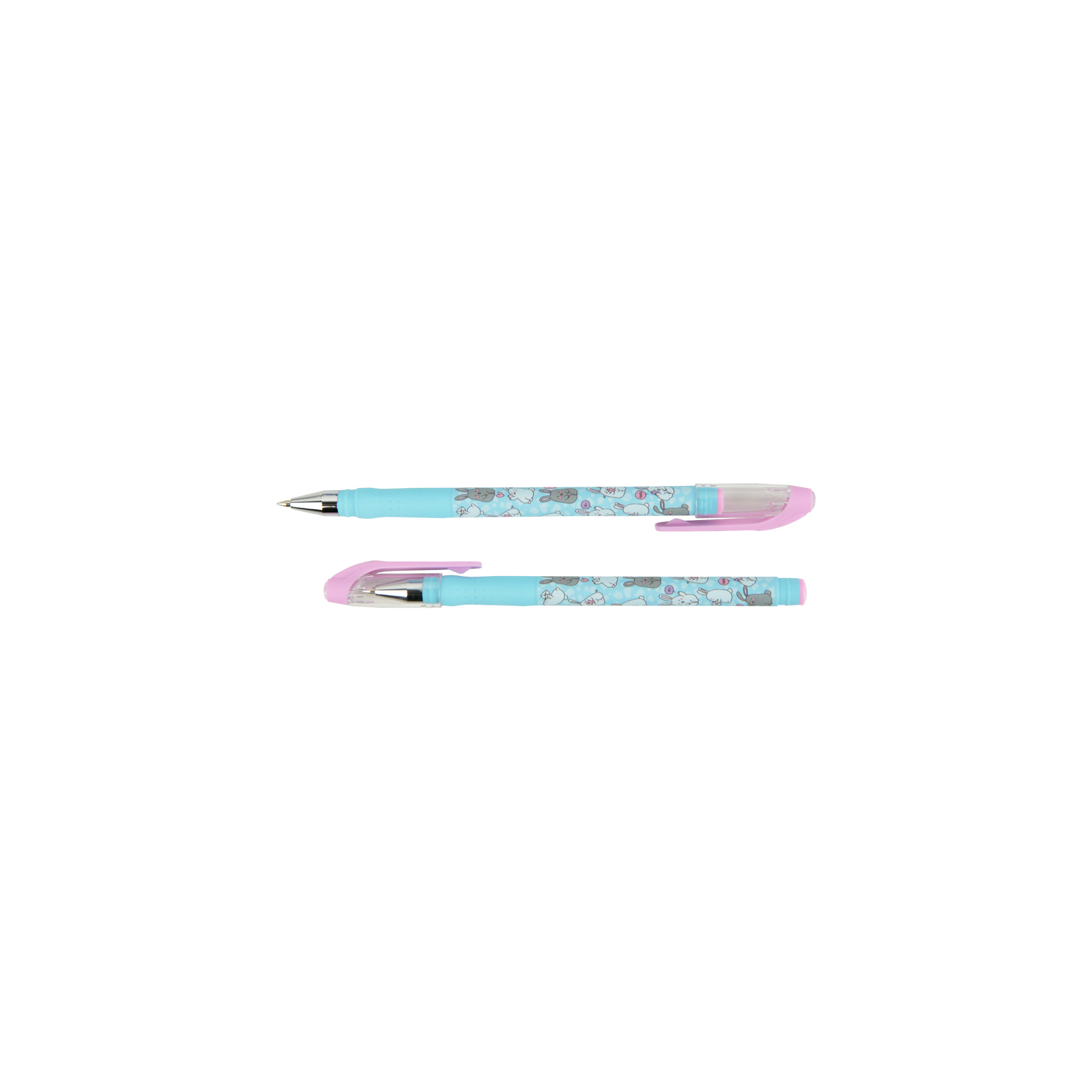 Ручка кулькова Axent Rabbits, синя (AB1049-30-A) зображення 3