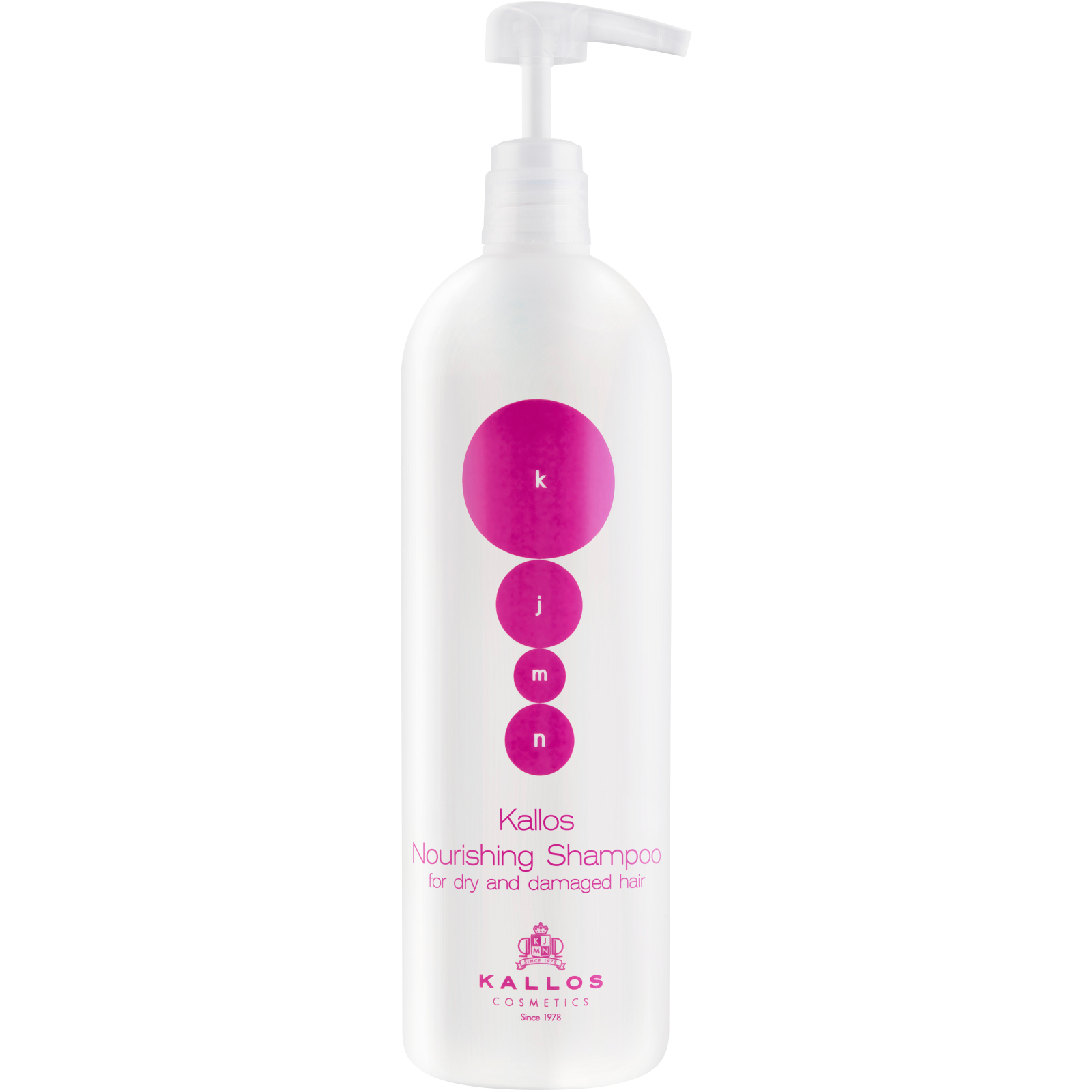 Шампунь Kallos Cosmetics KJMN Nourishing Shampoo для сухих и поврежденных волос 1000 мл (5998889502096)