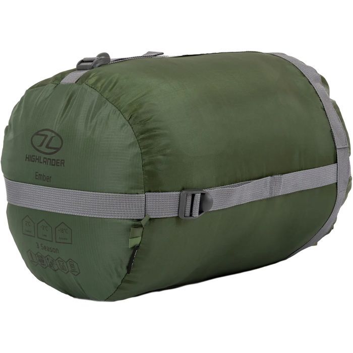 Спальный мешок Highlander Phoenix Ember 250/-3C Olive Green Left (SB243-OG) (929694) изображение 10
