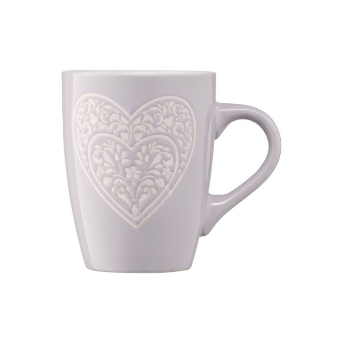 Чашка Ardesto Heart 330 мл Deep Grey (AR3467DGR) зображення 4