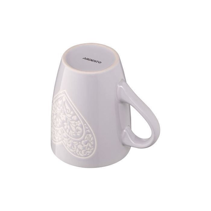 Чашка Ardesto Heart 330 мл Deep Grey (AR3467DGR) зображення 6