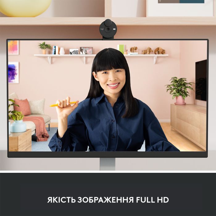 Веб-камера Logitech Brio 305 FHD for Business Graphite (960-001469) зображення 8