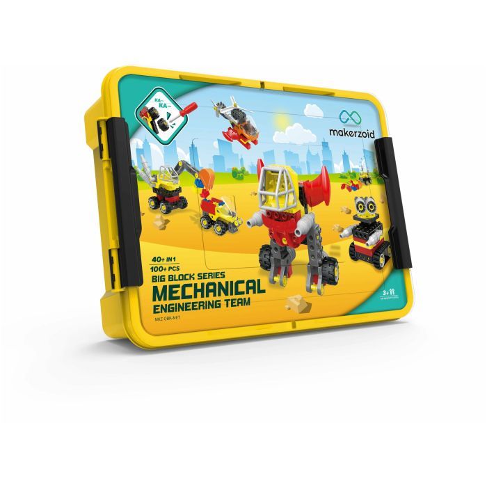 Конструктор Makerzoid Big Building Blocks-Mechanical Engineering Team (MKZ-OBK-MET) зображення 2