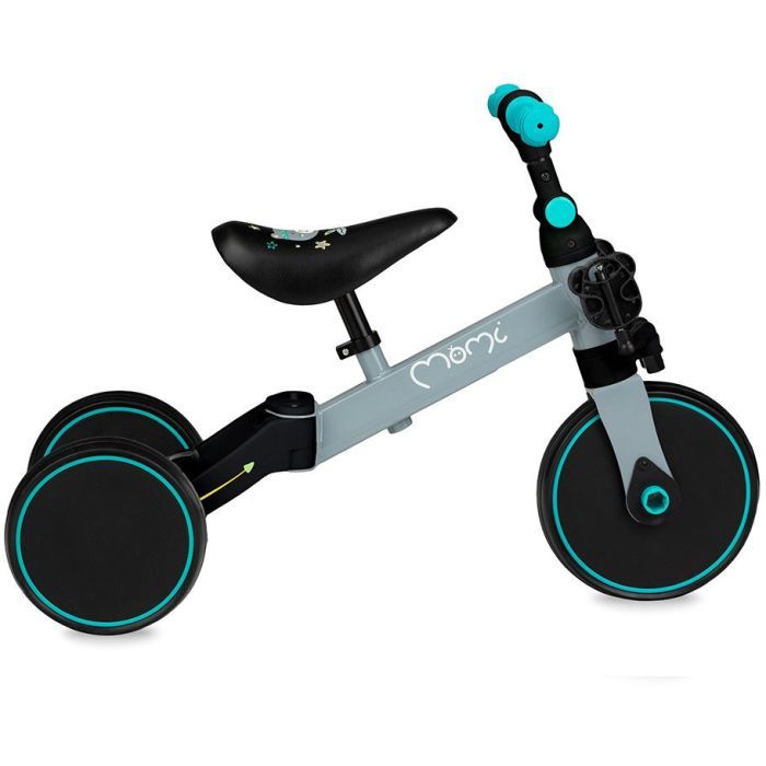 Беговел MoMi Loris 3 в 1 велосипед Grey-Turquoise (ROBI00041) изображение 2