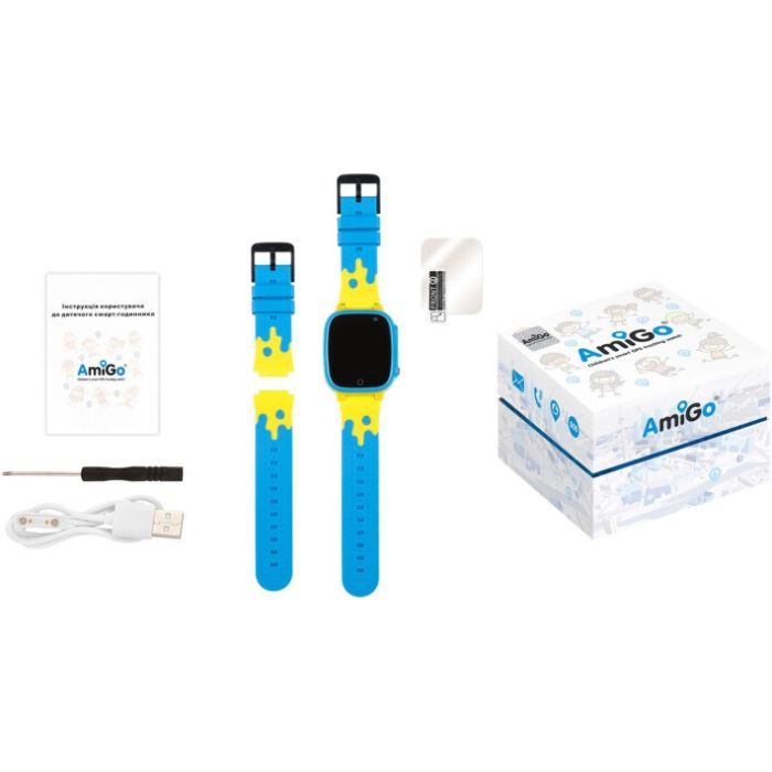 Смарт-годинник Amigo GO008 MILKY GPS WIFI Blue (873292) зображення 7