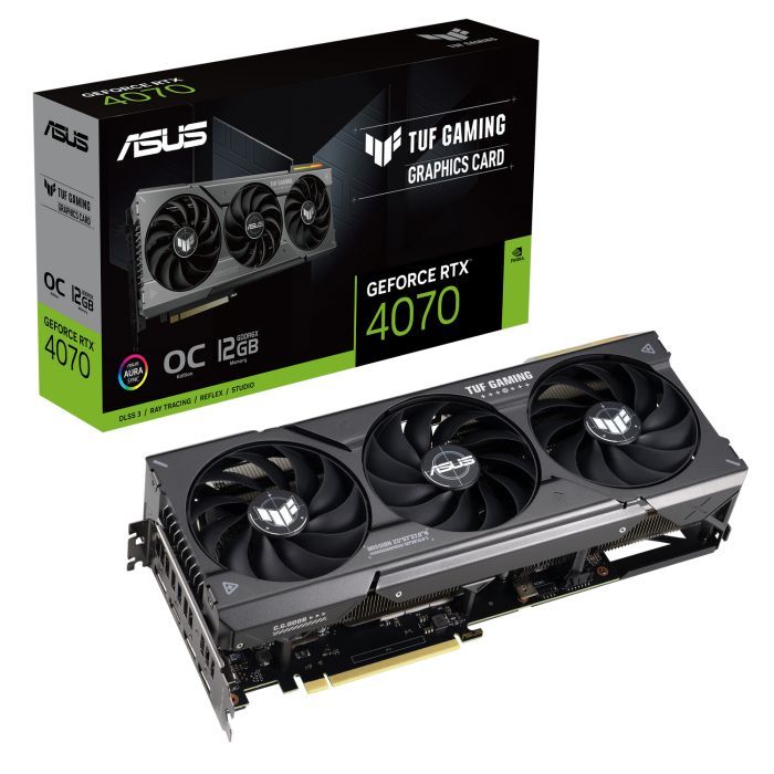 Видеокарта ASUS GeForce RTX4070 12Gb TUF OC GAMING (TUF-RTX4070-O12G-GAMING) изображение 2