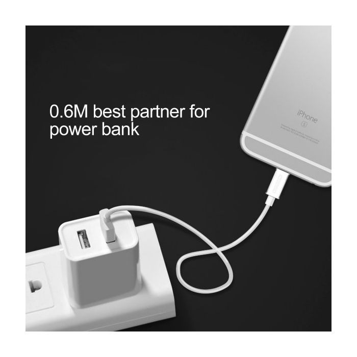 Дата кабель USB 2.0 AM to Lightning 1.8m 2.1A MFI Black Choetech (IP0027-BK) зображення 10