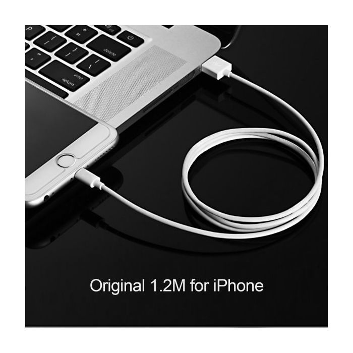 Дата кабель USB 2.0 AM to Lightning 1.8m 2.1A MFI Black Choetech (IP0027-BK) зображення 11