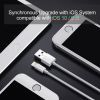 Дата кабель USB 2.0 AM to Lightning 1.8m 2.1A MFI White Choetech (IP0027-WH) изображение 8