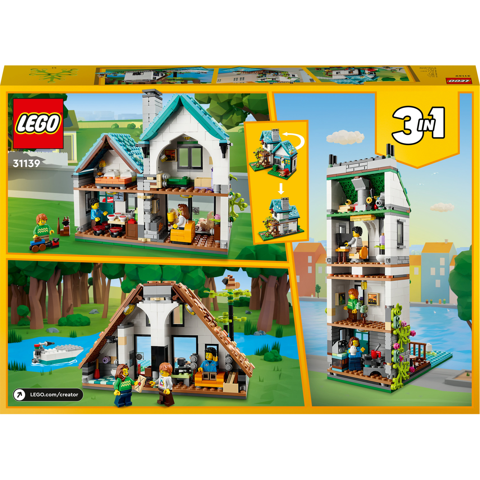 Конструктор LEGO Creator Затишний будинок 808 деталей (31139) зображення 10