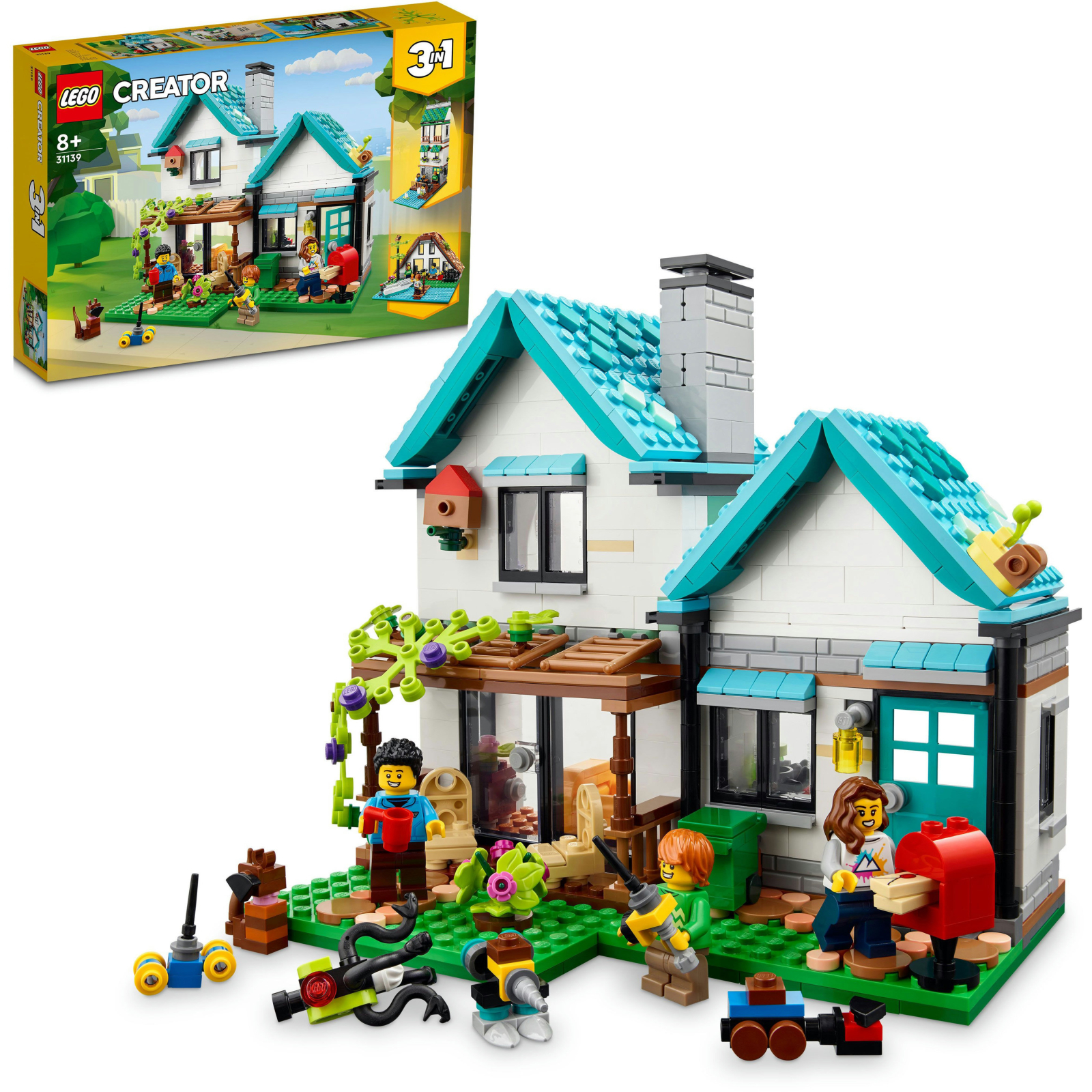 Конструктор LEGO Creator Затишний будинок 808 деталей (31139) зображення 9